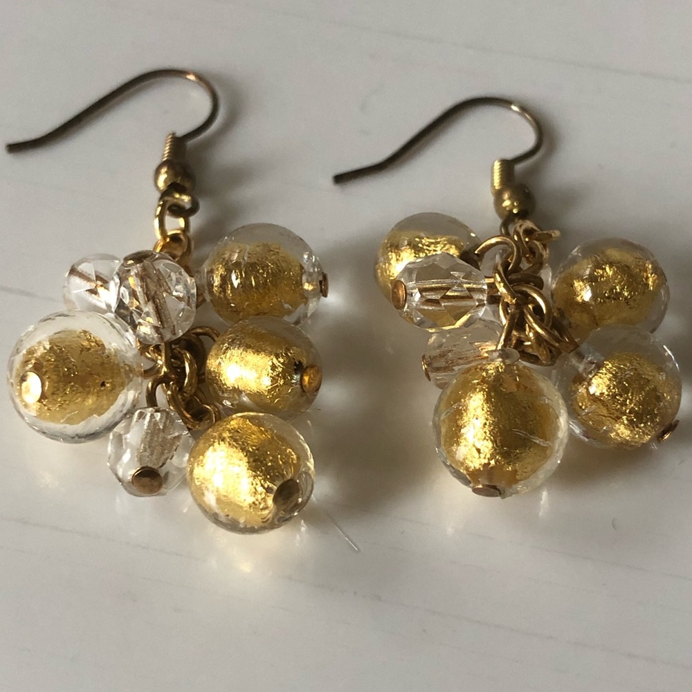 Murano glass earrings from Red envelope